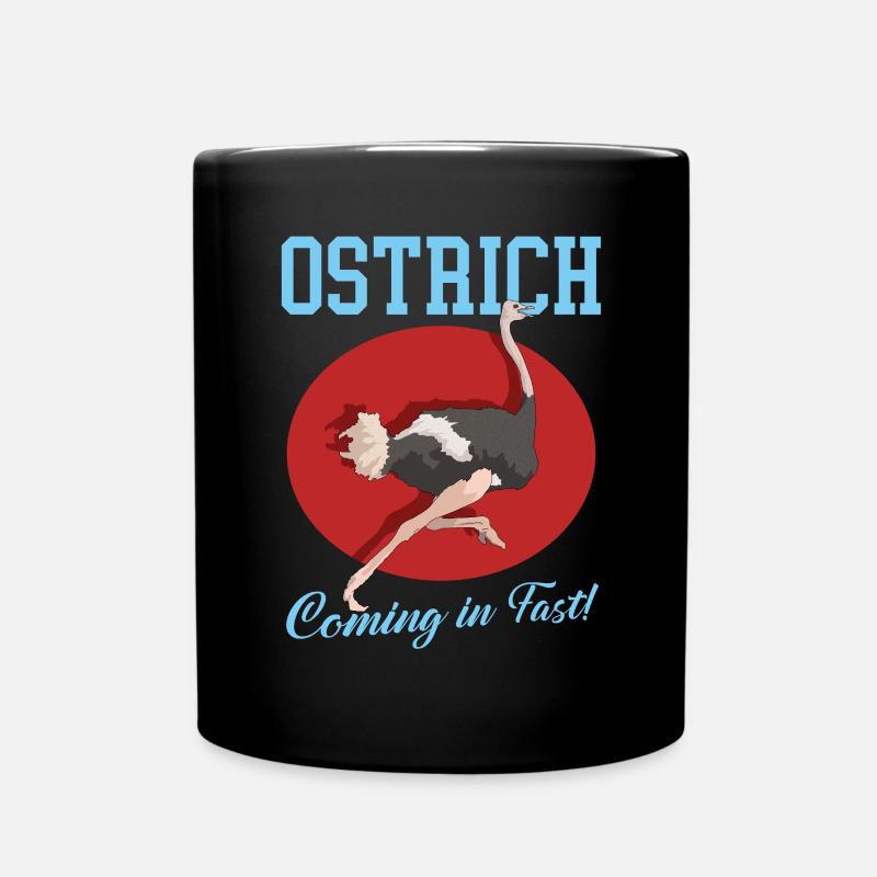 Autruche Oiseau Autruche Autruche Autruche Cadeau - Mug uni - noir
