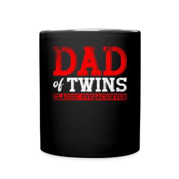 Papa de jumeaux Classic Surdoué - Mug uni - noir - Devant