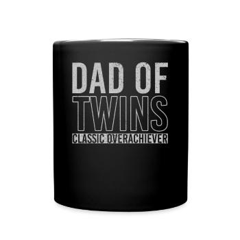 Papa de jumeaux Classic Surdoué - Mug uni - noir - Devant