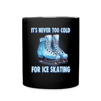 Patineur sur glace Patinage sur glace Patinage sur glace - Mug uni - noir - Devant