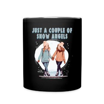 Patineur sur glace Patinage sur glace Patinage sur glace - Mug uni - noir - Devant