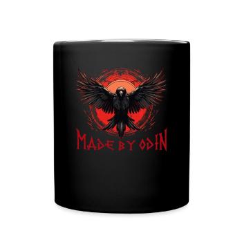Made by odin Wikinger Kultur - Tasse einfarbig - Schwarz - Vorne