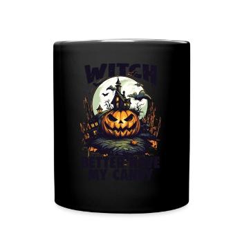 Halloween design für die Halloween Party - Tasse einfarbig - Schwarz - Vorne