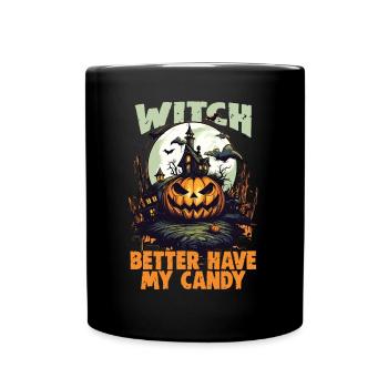 Halloween design for the Halloween party - Full Colour Mug - black - Front