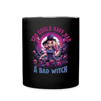 Magische Dunkle Kunst Okkulte Hexen Designs - Tasse einfarbig - Schwarz - Vorne