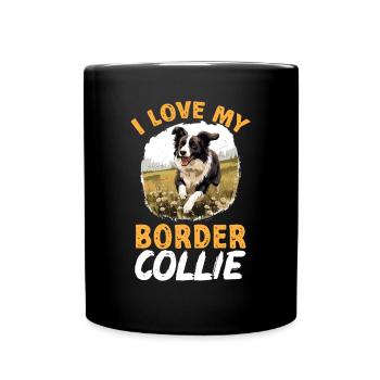 Border Collie Dog - J’aime mon Border Collie - Mug uni - noir - Devant