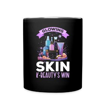 K-Beauty Skincare Oppa Korean Beauty Corée du Sud - Mug uni - noir - Devant