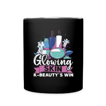 K-Beauty Skincare Oppa Korean Beauty Corée du Sud - Mug uni - noir - Devant