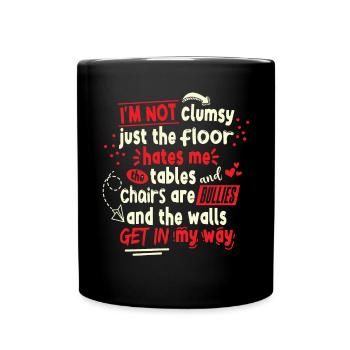 Des gens maladroits qui disent - Mug uni - noir - Devant