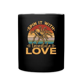 Tarantula Love Tarantulas Pet - Full Colour Mug - black - Front