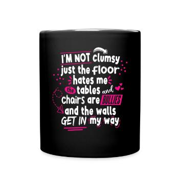 Femmes ironiques Dire drôle - Mug uni - noir - Devant