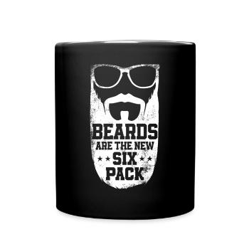 Beard Lover Bearded Man Beards Are - Full Colour Mug - black - Front