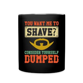 Beard Lover Bearded Man You Want - Tasse einfarbig - Schwarz - Vorne
