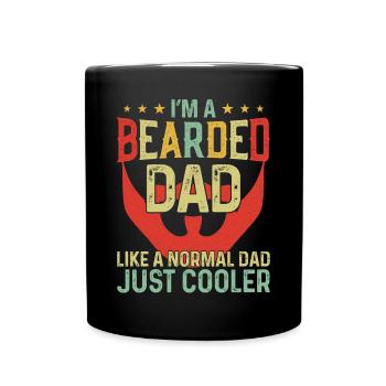 Beard Lover Bearded Man Dad I'm A - Full Colour Mug - black - Front