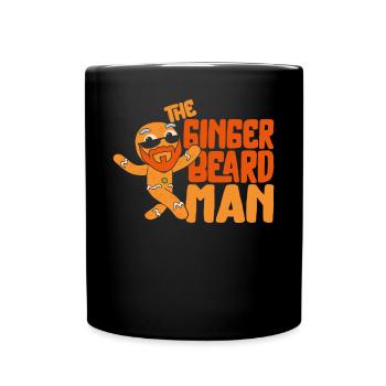 Beard Lover Bearded Man Christmas - Full Colour Mug - black - Front