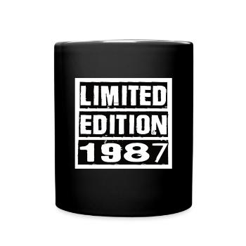 Limited Edition 1987 Geburtstag 1987 Vintage Retro - Tasse einfarbig - Schwarz - Vorne