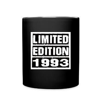 Limited Edition 1993 Birthday 1993 Vintage Retro - Full Colour Mug - black - Front