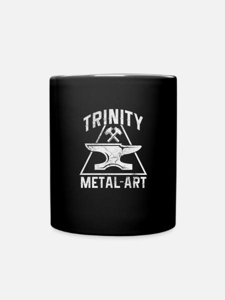Schmied - Tasse einfarbig - Schwarz
