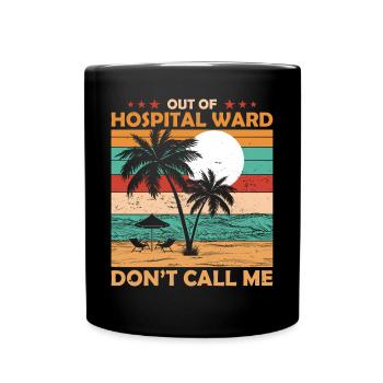 Retired Nurse Retirement Hospital - Full Colour Mug - black - Front