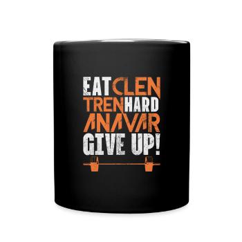 Bodybuilder - Tasse einfarbig - Schwarz - Vorne