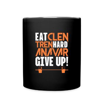 Bodybuilder Body Building Fitness Gym Gift - Full Colour Mug - black - Front