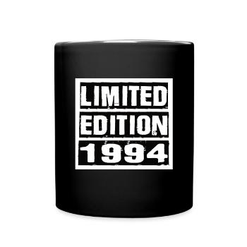 Limited Edition 1994 Birthday 1994 Vintage Retro - Full Colour Mug - black - Front