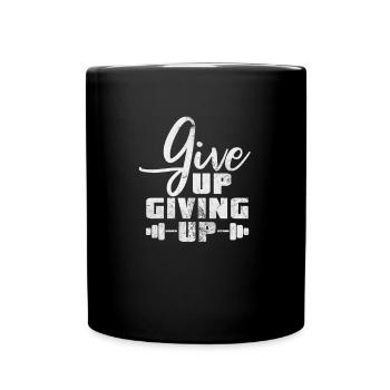 Bodybuilder - Tasse einfarbig - Schwarz - Vorne