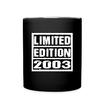 Edition Limitée 2003 Anniversaire 2003 Vintage Rétro - Mug uni - noir - Devant