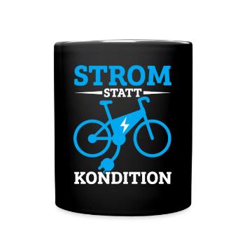 Elektrofahrrad E-Bike Fahrradträger Fahrrad - Tasse einfarbig - Schwarz - Vorne