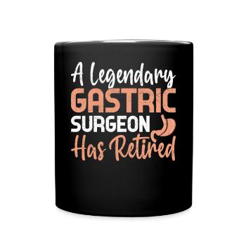 Drôle de manche d’estomac - Mug uni - noir - Devant