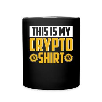 Crypto-monnaie - Mug uni - noir - Devant