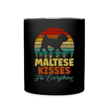 Cadeaux de propriétaire maltais - Mug uni - noir - Devant