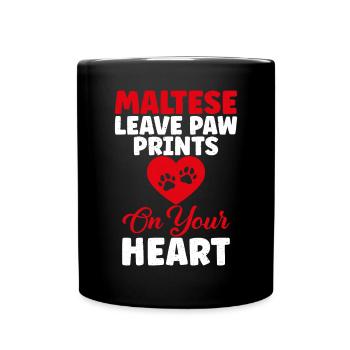 Maltese Owner Gifts - Tasse einfarbig - Schwarz - Vorne