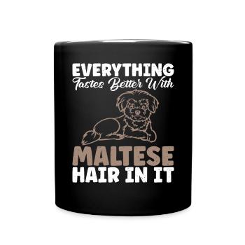 Cadeaux de propriétaire maltais - Mug uni - noir - Devant