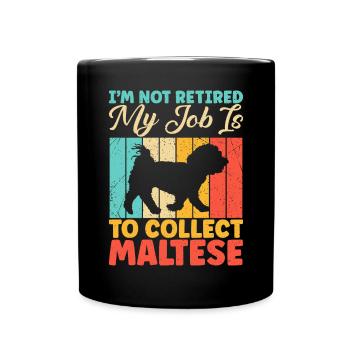 Cadeaux de propriétaire maltais - Mug uni - noir - Devant