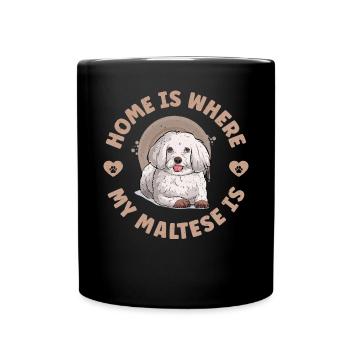 Cadeaux de propriétaire maltais - Mug uni - noir - Devant