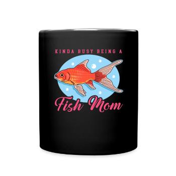 Poisson d’aquarium Maman Aquariophile Aquariophile Cadeau Aquaristique - Mug uni - noir - Devant