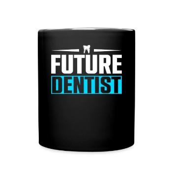 Futur dentiste dentiste assistant dentaire - Mug uni - noir - Devant