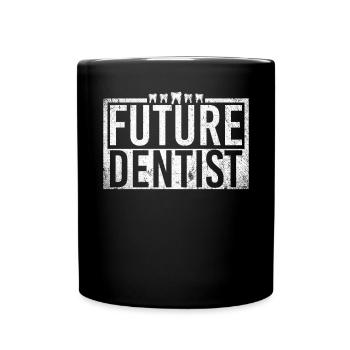 Futur dentiste Assistant dentaire - Mug uni - noir - Devant