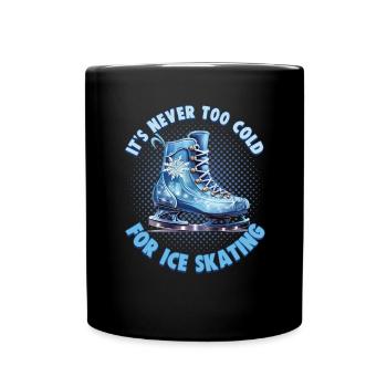 Patineur sur glace Patinage sur glace Patinage sur glace - Mug uni - noir - Devant
