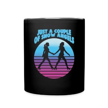 Patineur sur glace Patinage sur glace Patinage sur glace - Mug uni - noir - Devant