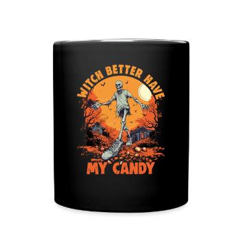 Halloween design for the Halloween party - Full Colour Mug - black - Front