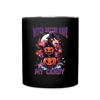 Design d’Halloween pour la fête d’Halloween - Mug uni - noir - Devant