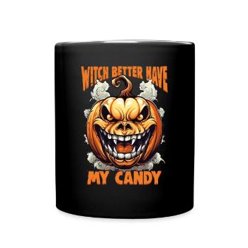 Halloween design for the Halloween party - Full Colour Mug - black - Front