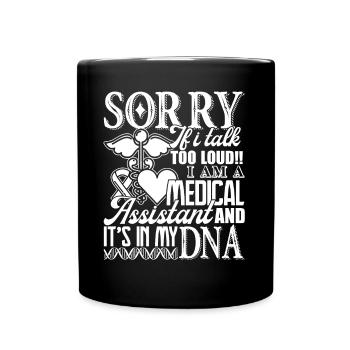 Medical Assistant Medical Assistant It's In My DNA - Full Colour Mug - black - Front