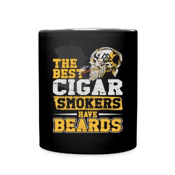 Beard Lover Bearded Man Cigar The - Tasse einfarbig - Schwarz - Vorne