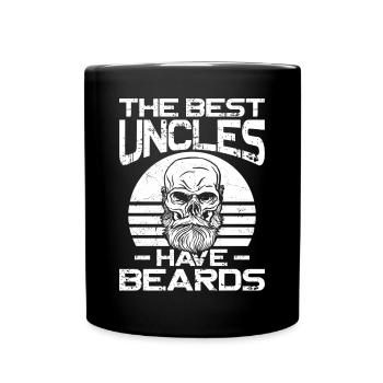 Beard Lover Bearded Man Uncle The - Full Colour Mug - black - Front