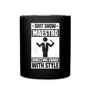 Funny Shit Show Maestro - Mug uni - noir - Devant