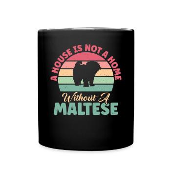 Cadeaux de propriétaire maltais - Mug uni - noir - Devant
