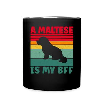 Cadeaux de propriétaire maltais - Mug uni - noir - Devant